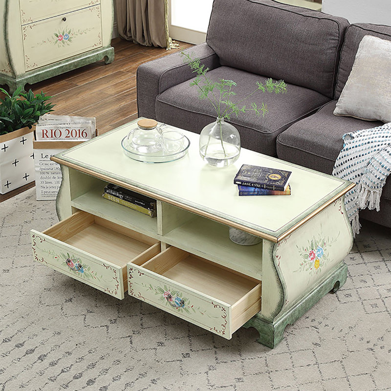 Table basse de style champêtre américain