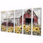 Drabeck - art mural tournesols - art mural traditionnel sur toile 5 pièces-94047038