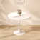 Ceballo Table Mid-century Dining Table for 4-6 people With Round Mdf Table Top, Pedestal Dining Table, End Table Leisure Coffee Table
