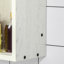 Armoire de salle de bain de 25 po x 25,5 po avec miroir et rangement, fixation murale élégante pour le salon