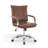 Dareece Leather Task Chair with Padded Arms-1790940186