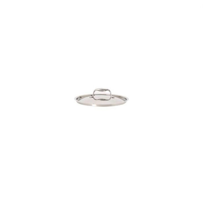 Couvercle en acier inoxydable Tuxton Tuxclad, H 2,38 po x l 7,88 po