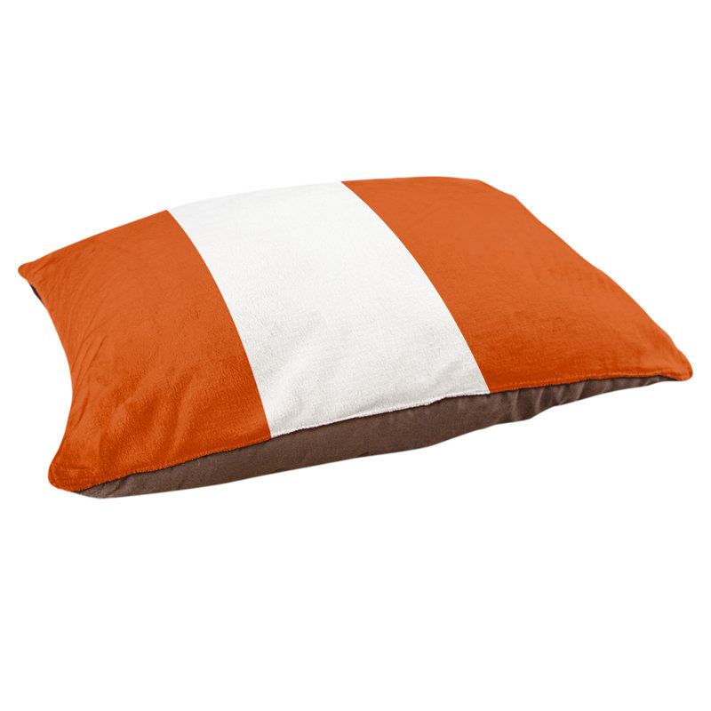 Oreiller Syracuse, Très grand (l 50 po x P 40 po x H 7 po), Orange
