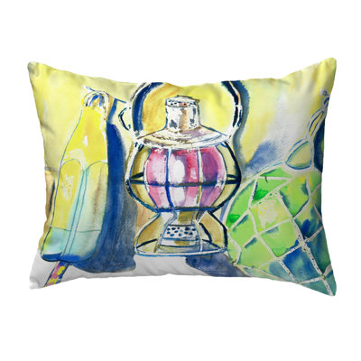 Outdoor Reversible Throw Pillow
