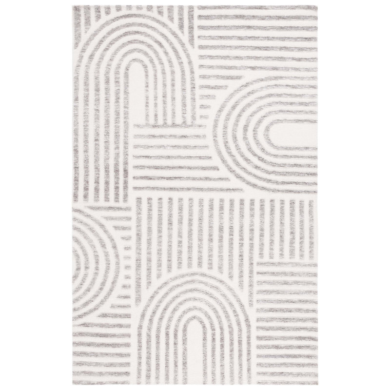 Izaan Performance Performance Striped Rug, Rectangle 5' x 7'
