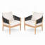 Fauteuil club d'extérieur en bois d'acacia-786440850