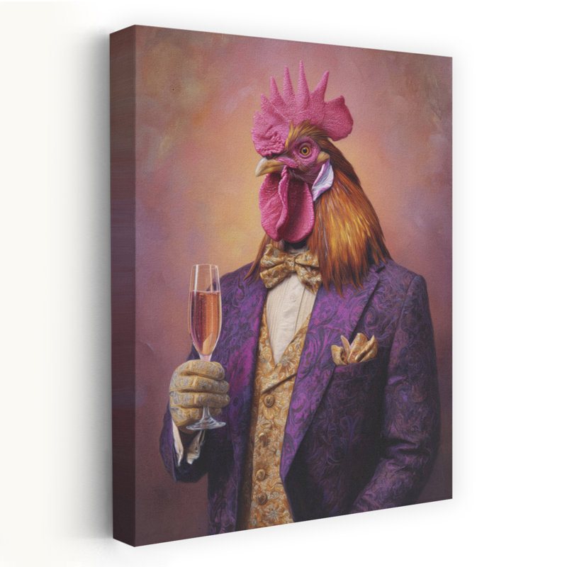 Art contemporain, oiseau contemporain, H 60 po x l 40 po