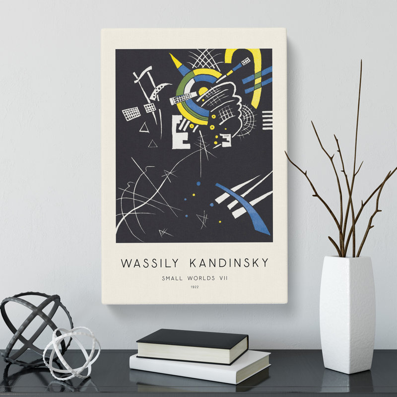 Small Worlds VII by Wassily Kandinsky - Wrapped Canvas Painting, 50cm H x 35cm W x 3cm D