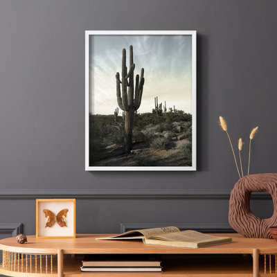 «King of the Desert», reproduction encadrée - bois massif