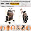 Poussette convertible 3-en-1 pour chien et chats-131519222