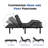 Electric Adjustable Bed Base with Wireless Remote — Ideal for Seniors, Pain-Relief Design, Head & Foot Incline for Back Pain-108309961