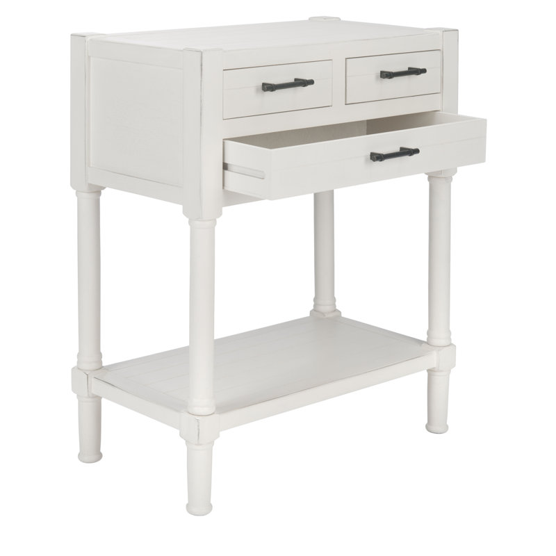 Console 23,5 po Pratt, Blanc vieilli