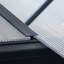 6 pi X 8 pi Serre à porte en aluminium et polycarbonate