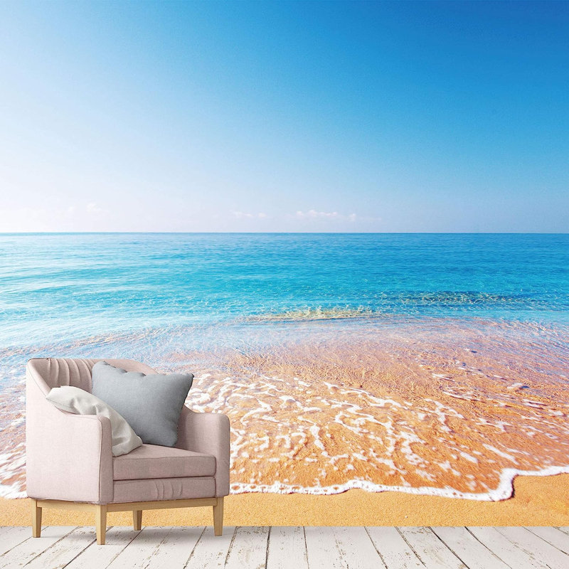Coastal Beachy Peel & Stick Border, 100" L x 144" W