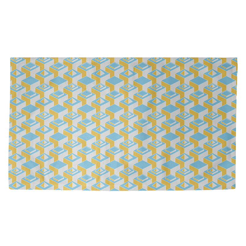 Jordao Geometric Indoor Rug, Rectangle 2' x 3'