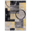 Tapis jaune / noir / gris en polypropylène tissé à la machine Bionda-1426068610