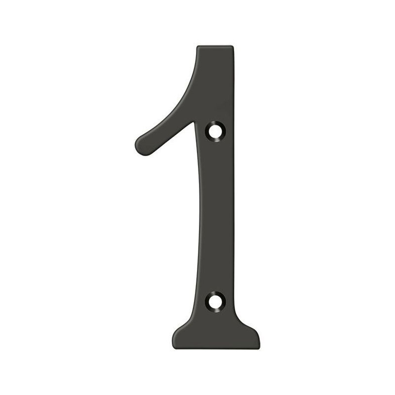 House Number, Oil-Rubber Bronze, 1