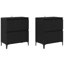  Sideboards 2 Pcs Artisan Oak 60 X 35 X 70 Cm Engineered Wood-829190562