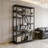 Versatile Display Shelves,Freestanding Bookshelf,Geometric Design Bookcase-2080326904