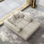 Canapé modulaire en L Tomeco Chenille-1960464939