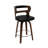 Liahna Swivel Upholstered Bar Stool with Wood Frame -2122228489