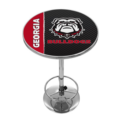 NCAA Round Metal Base Dining Table