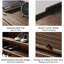 Rangement pour chaussures en bois massif brun noisette