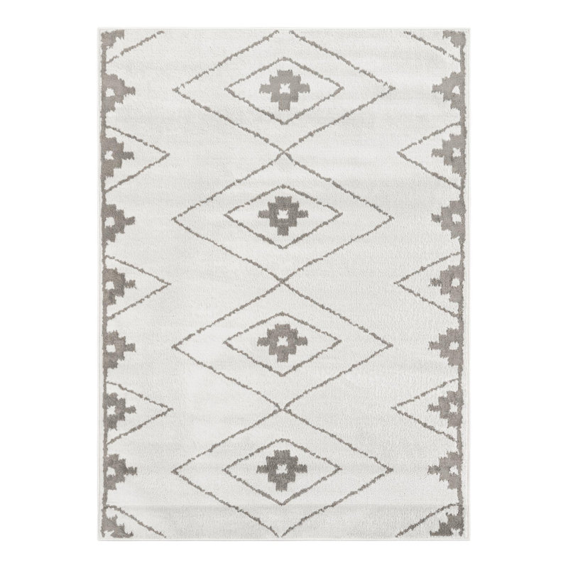 Latitude Run® Vefsna Nikolis Rug Ivory, Rectangle 5'1" x 7'1"