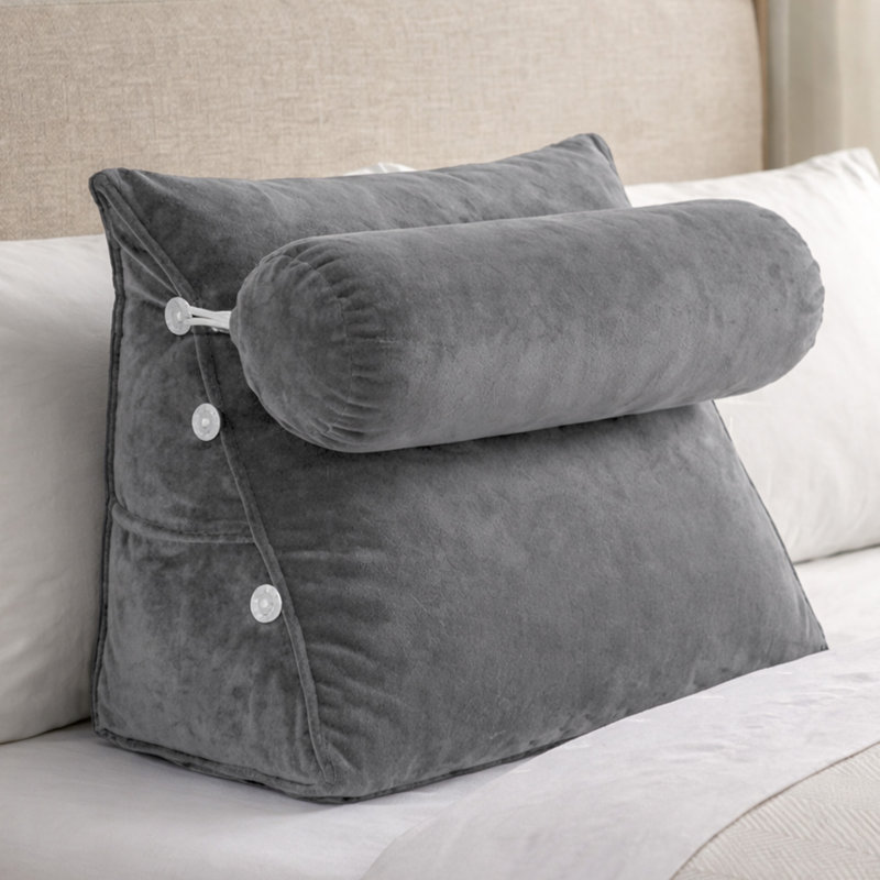 Housse et insert de traversin , Gris