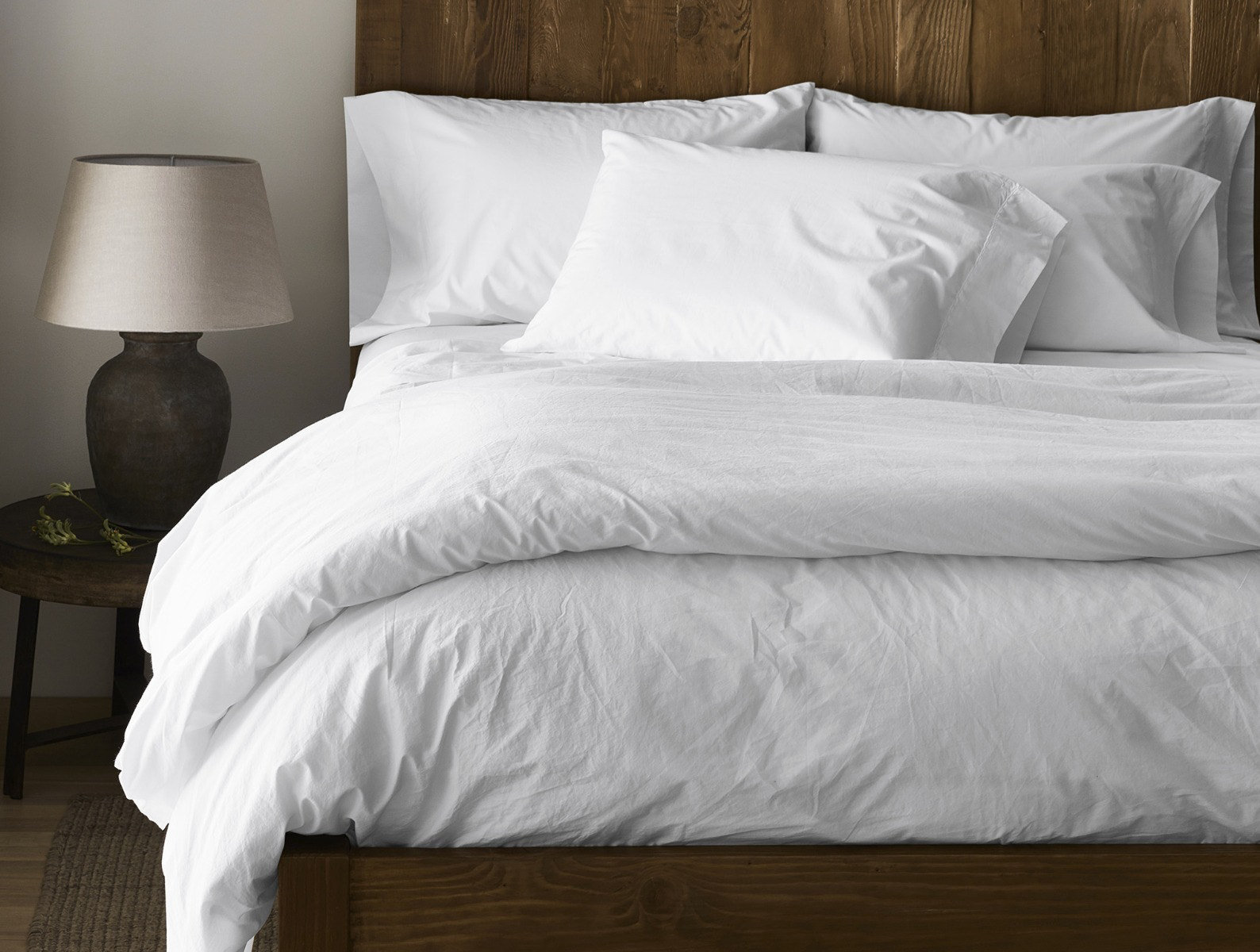 Percale Flat Sheet, Twin Flat Sheet, Alpine White