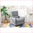 Recliners | Power zero clearance recliner  Recliner with USB &amp; Type-C Ports | Small Space Friendly | Blue Gray | PU Leather-1575050584
