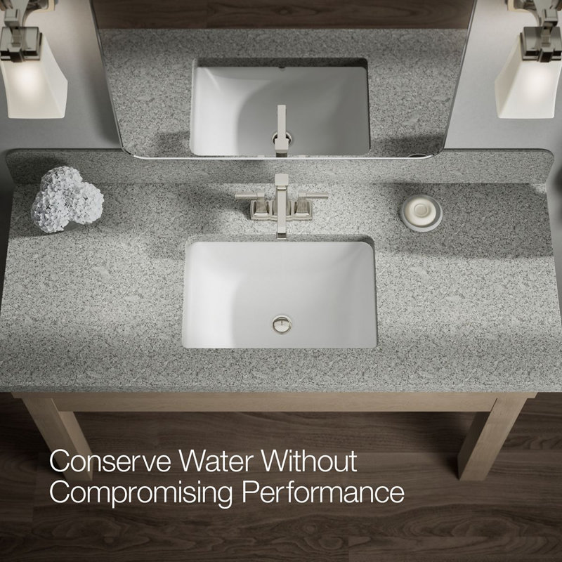 Riff Centerset Bathroom Sink Faucet, 1.0 GPM, Polished Nickel