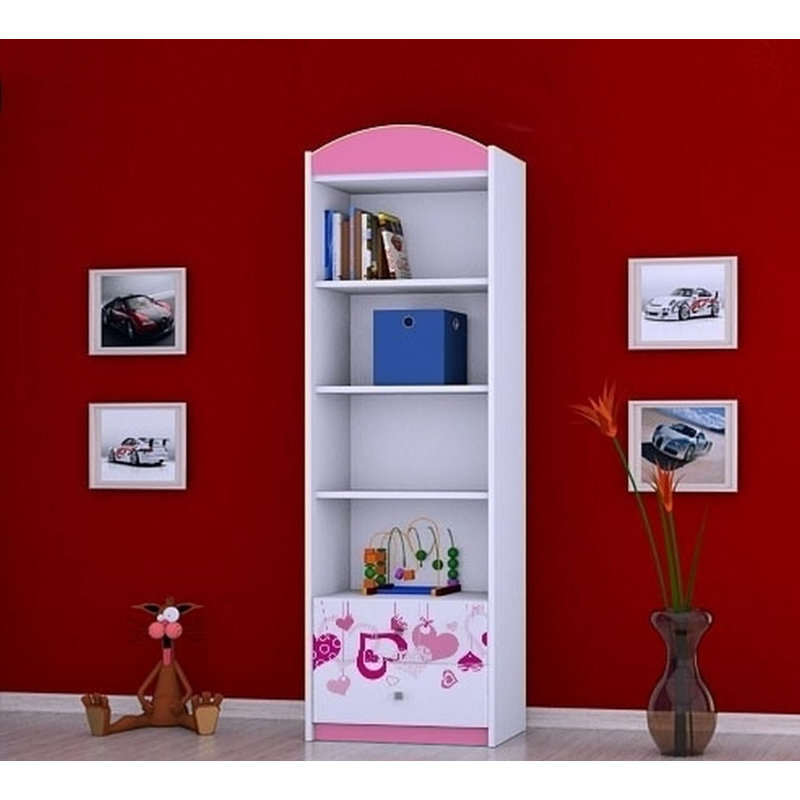 Makayla 183cm H X 60cm W Kids Cube, Pink