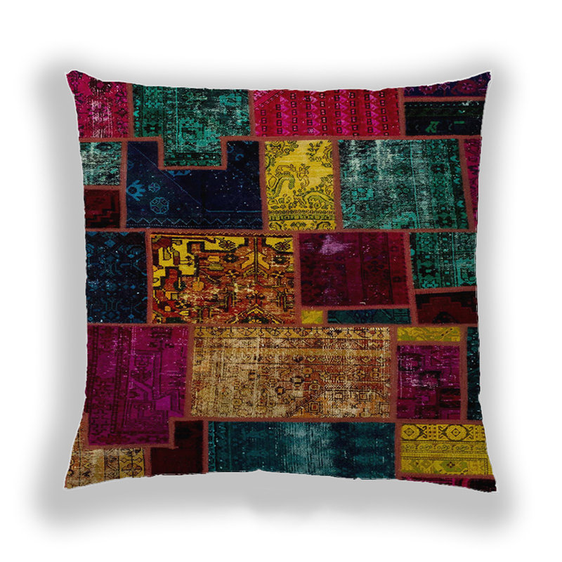 Coussin Abstract 2033, Microsuède