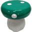 Tabouret 13,8 po en forme de champignon: idéal pour les espaces intérieurs et extérieurs (vert)-470776617