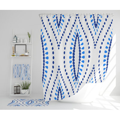 Neeva Polyester Shower Curtain Set
