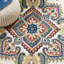 Tapis oriental en laine / coton touffeté à la main Blossom ivoire / vert-2143942959