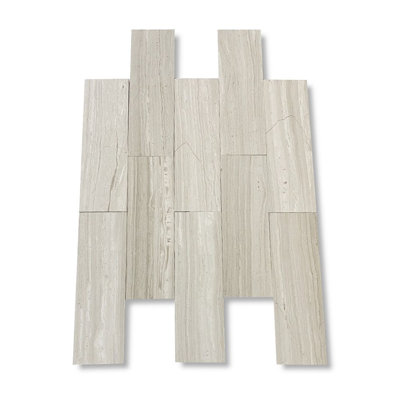 4" x 12" Marble Mosaic Wall & Floor Tile