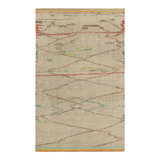 Moroccan Hand Knotted Area Rug