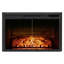 Shiffer 35.06'' W Black Electric Fireplace Insert with 5120 BTU