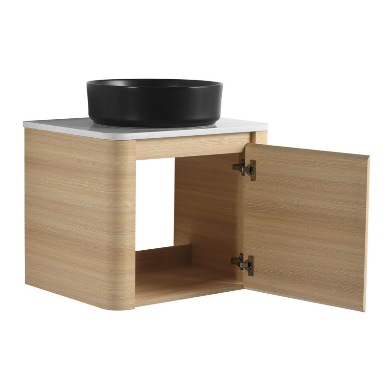 Wall Mounted Single Double With Stone Top