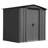 Classic Steel Storage Shed, 6X5, Charcoal-67124393