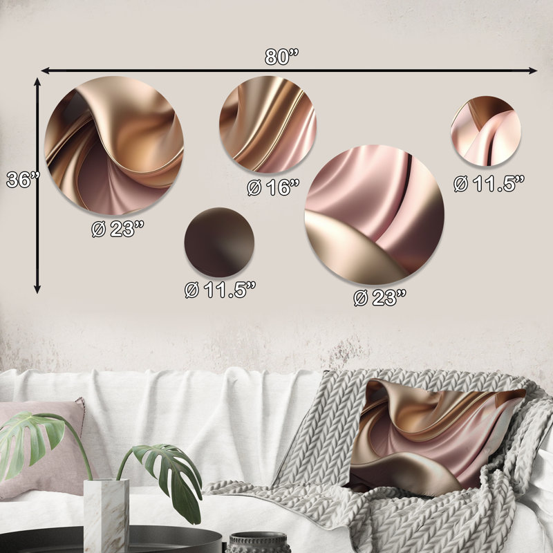 Abstract Wall Decor on Metal