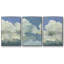 Cumulus Tower I - Ensemble de 3 cadres flottants sur toile-97754065-97754067