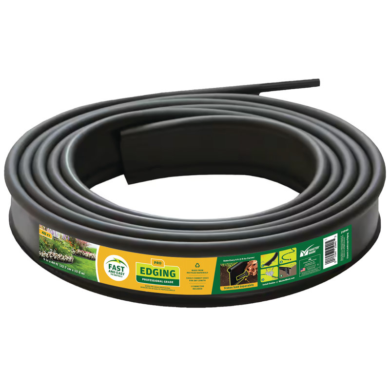 Master Gardener Pro Coiled Edging 4 7/8 in x 40 ft