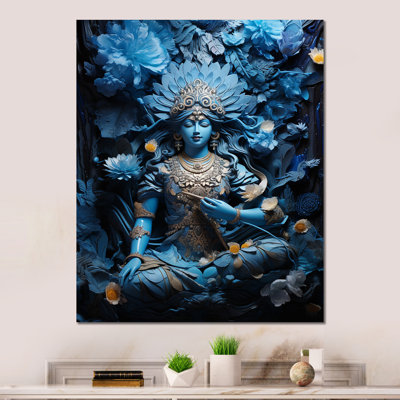 " Hinduism Vishnus Oceanic Ombre I "