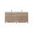 Beyerville 70.9'' Double Bathroom Vanity with Acrylic Top-720467853