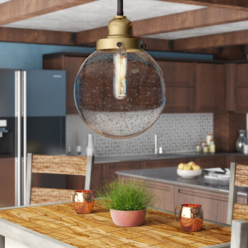 Eudora 1 - Light Single Pendant, Western Bronze