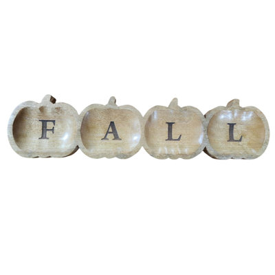 Bols citrouilles en résine d'automne