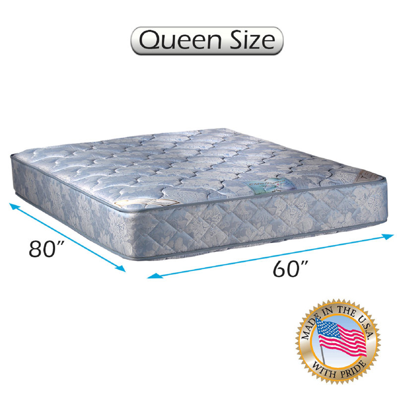 Chiro Premier Orthopedic (blue Color) Mattress Only - Medium Firm, Fully Assembled, Good For Your Back, Long Lasting And 2 Sided - By Alwyn Home
